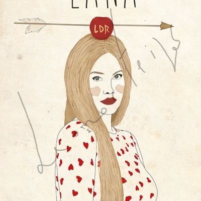 ILUSTRAÇÃO "LANA DEL REY" LEONOR FEIJÓ