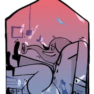 ILUSTRAÇÃO “PLAYLIST II (ROADTRIP EDITION) - ELEPHANT” JOÃO COSTA