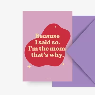 POSTAL "IM THE MOM" TYPEALIVE