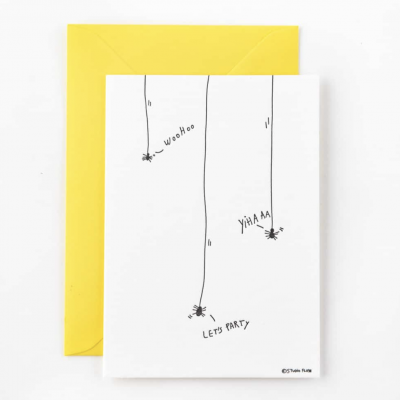 POSTAL "SPIDER PARTY" STUDIO FLASH