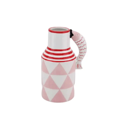 Vase - Jug Fishes - Pink/White/Red House Vitamin