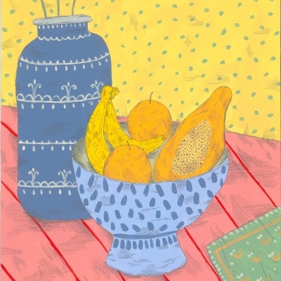 ORIGINAL "STILL LIFE V" DIANA COSTA