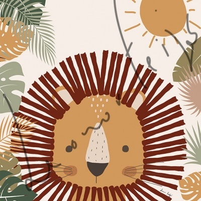 ILUSTRAÇÃO INFANTIL "LITTLE LION" LEONOR FEIJÓ