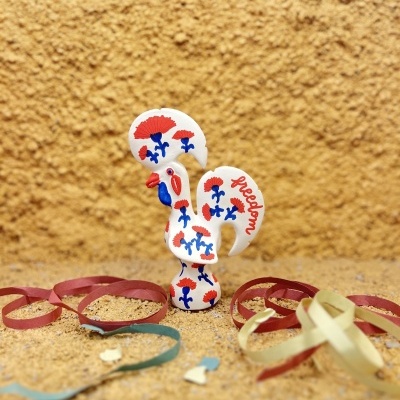 GALO DE BARCELOS 15 CM "FREEDOM" CRISTINA MOREIRA