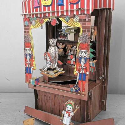 POSTAL POP-UP 3D "TEATRO DE NATAL - BRINQUEDOS" ALLJOY DESIGN