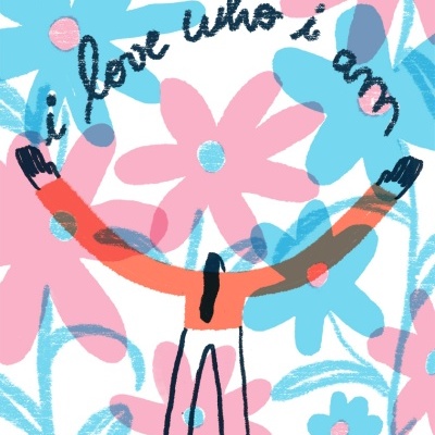 ILUSTRAÇÃO "I LOVE WHO I AM" RUBEN RAMIRES