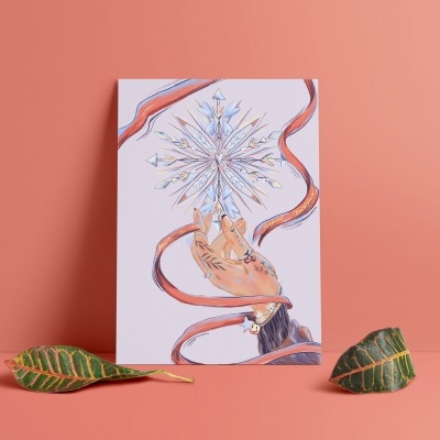 POSTAL "MAGICAL XMAS" JESS ILLUSTRATES