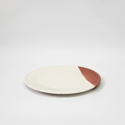 PRATO RASO TÁLIA TERRACOTA PÓ DE BARRO