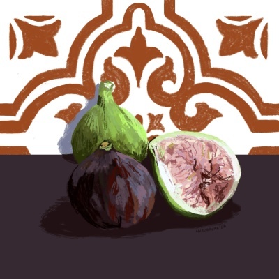 AZULEJO "FIGOS DA TERRA" ANA LUÍSA ALMEIDA