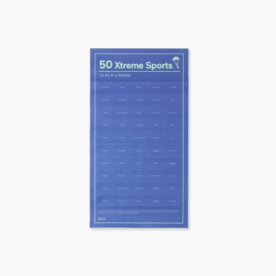 POSTER - 50 "XTREME SPORTS TO TRY IN A LIFETIME" DOIY