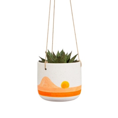SUNSET HANGING PLANTER SASS BELLE