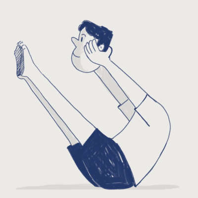 ILUSTRAÇÃO A4  "PERDER A CABEÇA COM O EXERCICIO" JOÃO COSTA