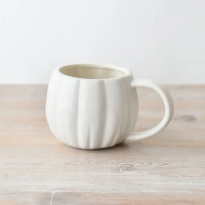 CANECA ABÓBORA BRANCA GAINSBOROUGH GIFTWARE