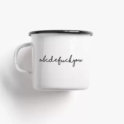 CANECA ABCDEFUCKYOU TYPEALIVE