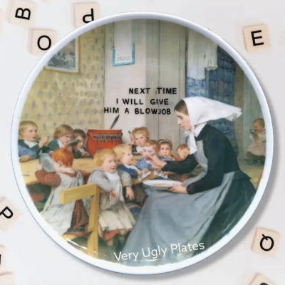 PRATO DE PAREDE "NEXT TIME" VERY UGLY PLATES