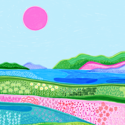 ILUSTRAÇÃO GICLÉE A4 "NORWAY #2" KIKA