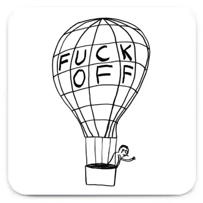 BASE PARA COPOS 'FUCK OFF' DAVID SHRIGLEY