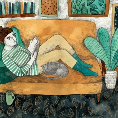 ILUSTRAÇÃO "TRY TO REST MORE OFTEN" MIRJAM SIIM