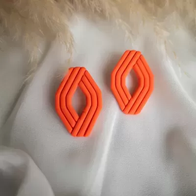 BRINCOS "APEROL - CORAL" DUESTELLE ITALIA