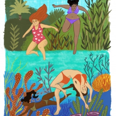 ILUSTRAÇÃO "ALL BODIES ARE SUMMER BODIES" ANA CALIGO