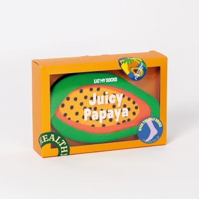 JUICY PAPAYA SOCKS EAT MY SOCKS