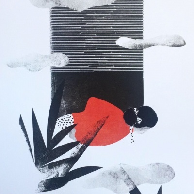 ILUSTRAÇÃO "LÁ VAI ELA, A FELICIDADE" CATARINA PAULO