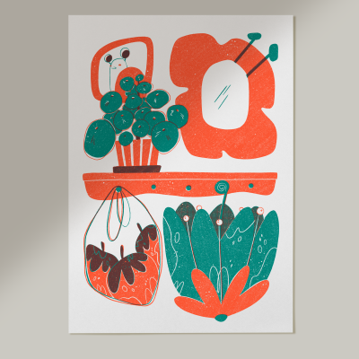 SERIGRAFIA "A ENTRADA" JOANA CUNHA