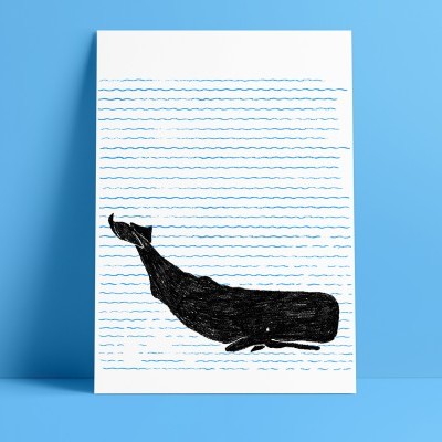 ILUSTRAÇÃO "BALEIA" BÁRBARA R.