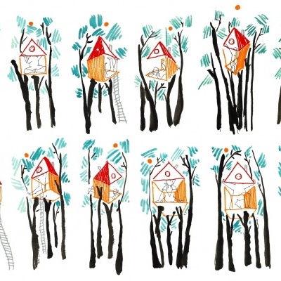 ILUSTRAÇÃO "HOME IS WHERE THE HEART IS" VITOR HUGO MATOS