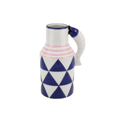 Vase - Jug Fishes - Blue/White/Pink House Vitamin