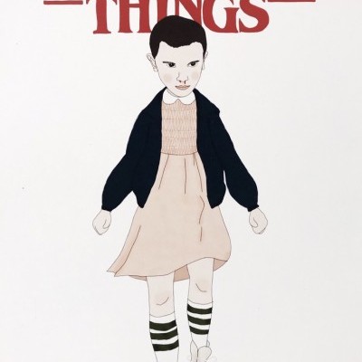 ILUSTRAÇÃO "STRANGER THINGS" LEONOR FEIJÓ