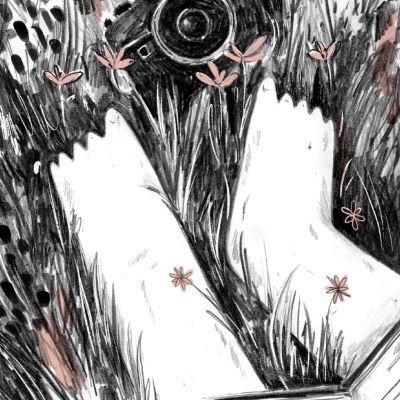 ILUSTRAÇÃO "PÉS NA TERRA" SARA LOU