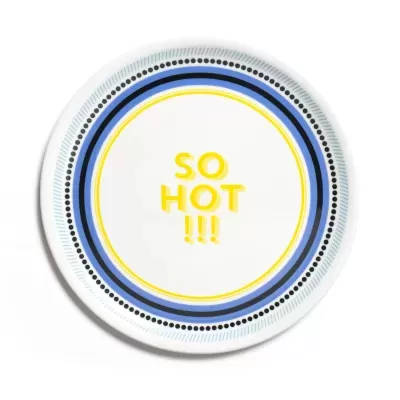 PIZZA PLATE SO HOT BITOSSI HOME