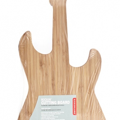 BAMBOO CUTTING BOARD GUITAR