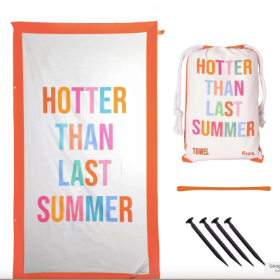 Toalha de praia "HOTTER THAN LAST SUMMER" FISURA