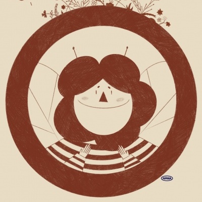 ILUSTRAÇÃO "BEE MINE " MARIANA GUSMÃO