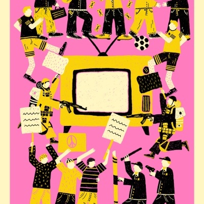 ILUSTRAÇÃO "BUT REALLY, WHAT'S ON TV?" DULCE DO MAR