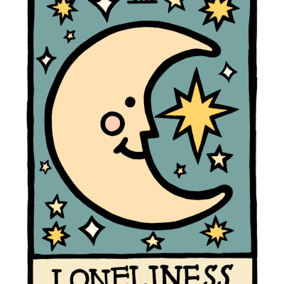 ILUSTRAÇÃO "VIII - LONELINESS" ADRIANA FONTELAS