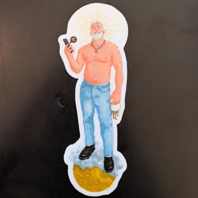 AUTOCOLANTE "SÃO PEDRO" DIOGO PAIXÃO