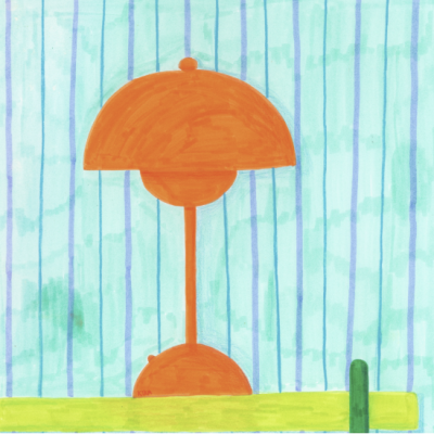 ORIGINAL "LAMP" KIKA COM MOLDURA