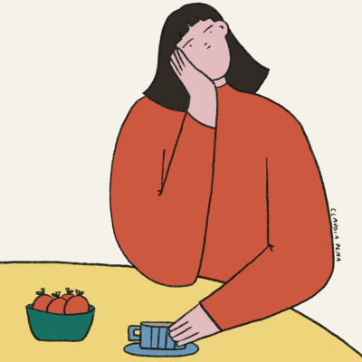 ILUSTRAÇÃO "NA DÚVIDA" CLÁUDIA PENA