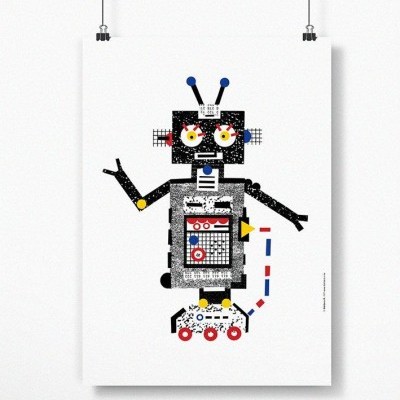 ILUSTRAÇÃO "MÁQUINA ROBOT III" BÁRBARA R.