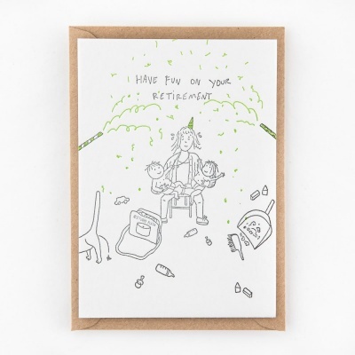 POSTAL "HAVE FUN ON YOUR RETIREMENT" STUDIO FLASH