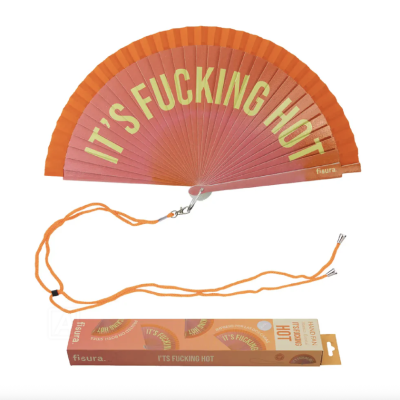 Fan Painted "IT'S FUCKING HOT - LARANJA" FISURA