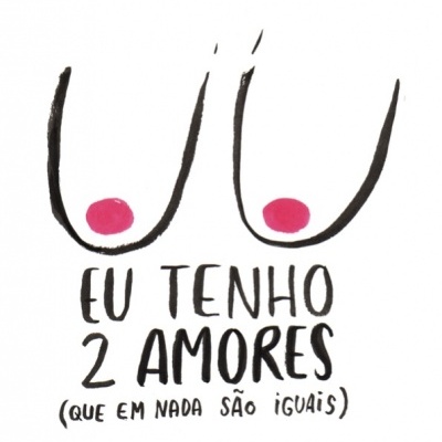 POSTAL "CANTA-ME UMA CANÇÃO - EU TENHO 2 AMORES ..." GABRIELA ARAÚJO