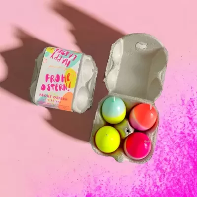DIP DYE EGGS FOURSOME - PINK STORIES