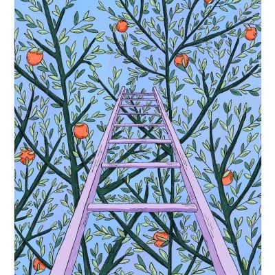 ILUSTRAÇÃO "UP THE TREE" KIKA