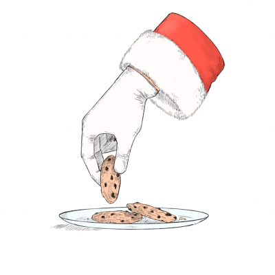 ILUSTRAÇÃO "Playlist Xmas Edition - (Calendário de Advento)" - "SANTA CLAUS IS COMIN' TO TOWN" FRANK O MUDO