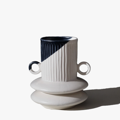 VASO TÁLIA PRETO PÓ DE BARRO