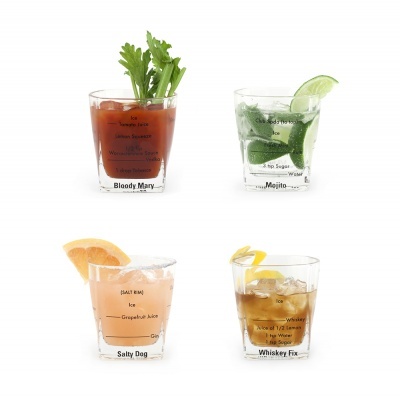 BARTENDING GLASSES S/4